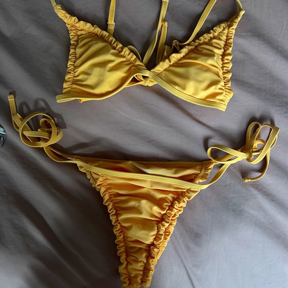 Somerfield Solmer Top and Paloma Bottom in Golden - S Top and M Bottom
